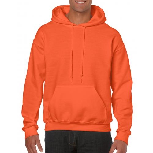 Gildan hooded sweater unisex oranje,l