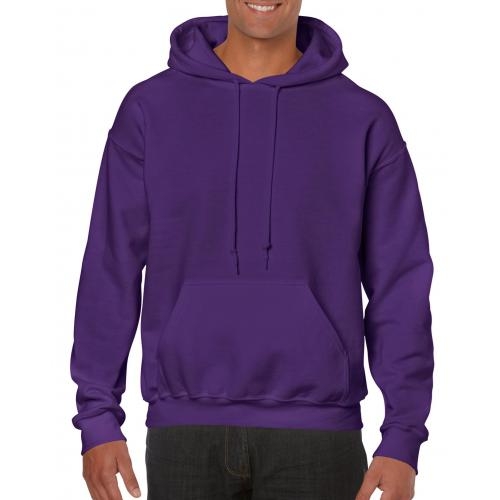 Gildan hooded sweater unisex paars,l