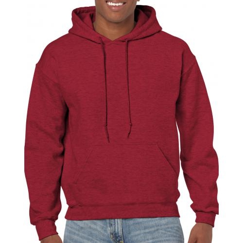 Gildan hooded sweater unisex antique cherry red,l