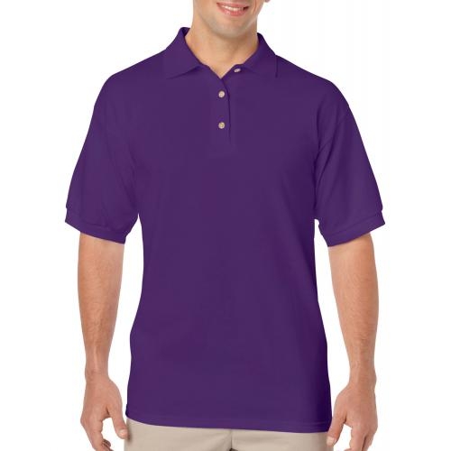 Gilden dryblend adult jersey polo paars,l