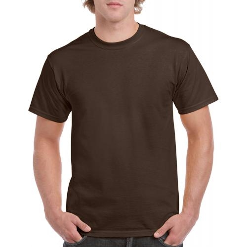 Gildan Heavy Cotton T dark chocolate,l