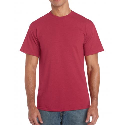 Gildan Heavy Cotton T antique cherry red,l