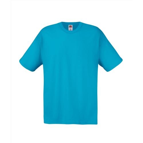 Fruit of the Loom original T azure blue,l