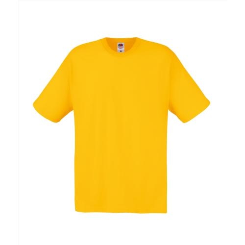 Fruit of the Loom original T sunflower yellow,m