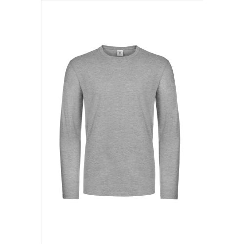 B&C #E190 Longsleeve sport grey,l