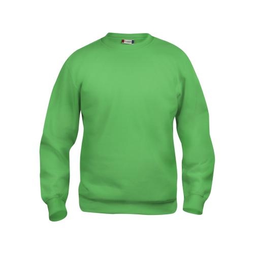 Clique Basic roundneck unisex appelgroen,3xl