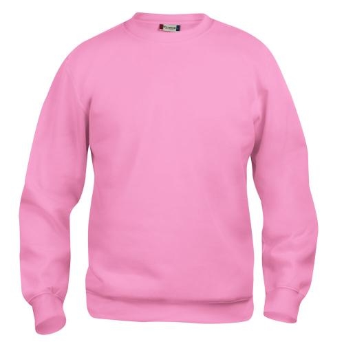 Clique Basic roundneck unisex helder roze,3xl