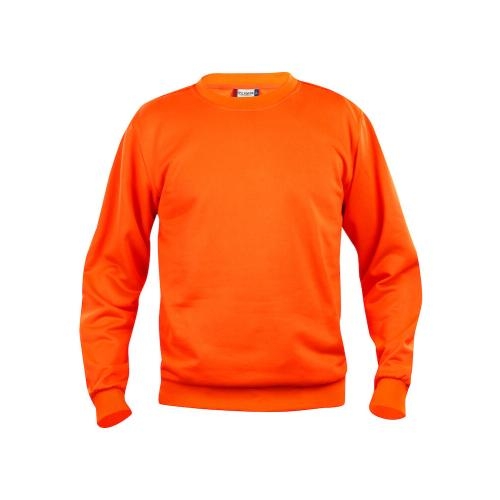 Clique Basic roundneck unisex signaaloranje,3xl