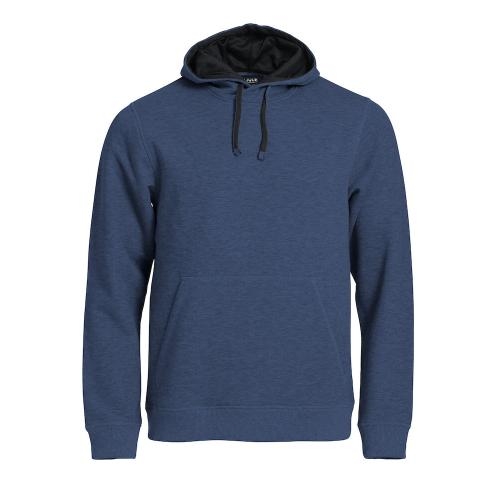 Clique classic hoody blauwmelange,l