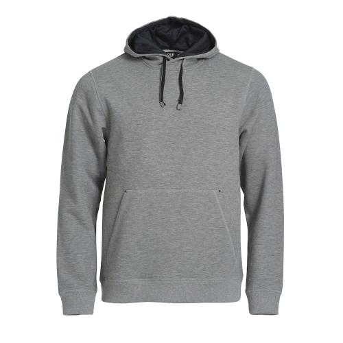 Clique classic hoody grijsmelange,4xl