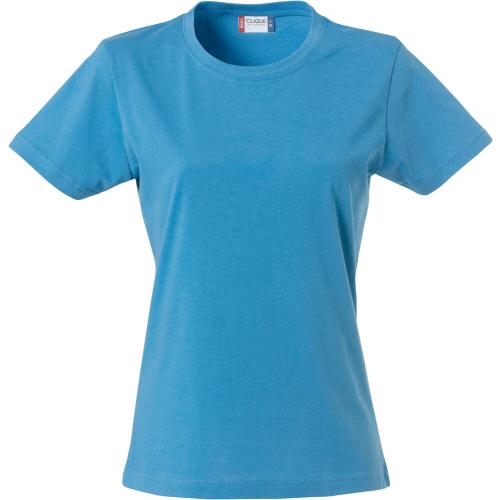 Modern lichtgewicht dames T-shirt turquoise,m