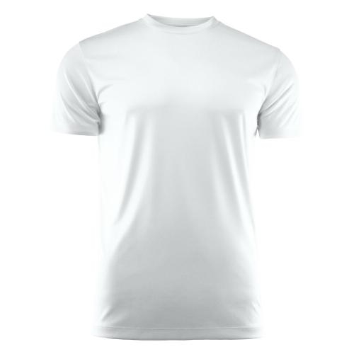 Printer Run Active t-shirt wit,3xl