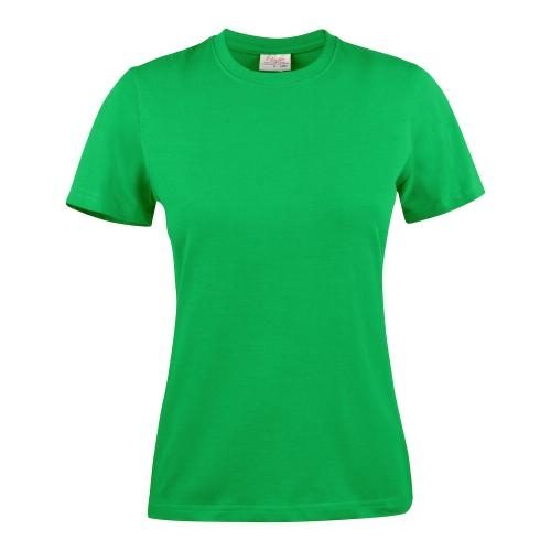 Modern licht dames T-shirt frisgroen,m