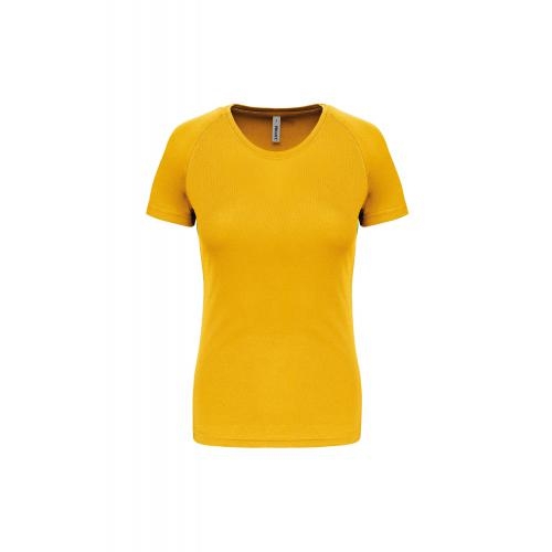 Functioneel damessportshirt true yellow,l