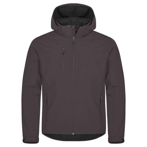 Classic Softshell jas Hoody donkergrijs,3xl