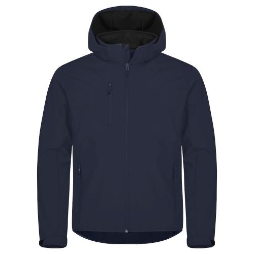 Classic Softshell jas Hoody dark navy,3xl