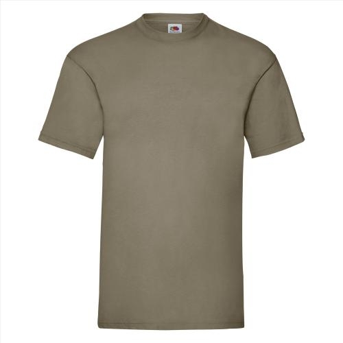 Fruit of the Loom Valueweight T khaki,l