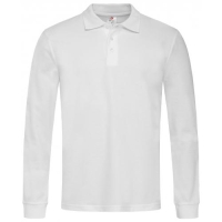 Stedman polo longsleeve wit,l