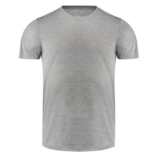 Printer Run Active t-shirt  grijs gemeleerd,2xl